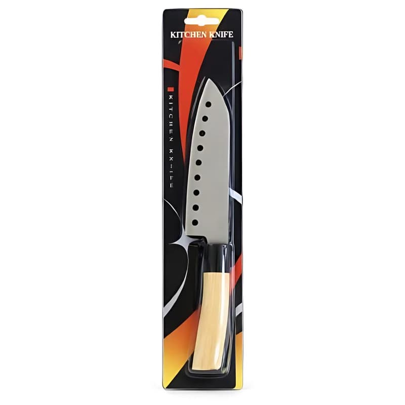 Santoku Kitchen Knife on Card