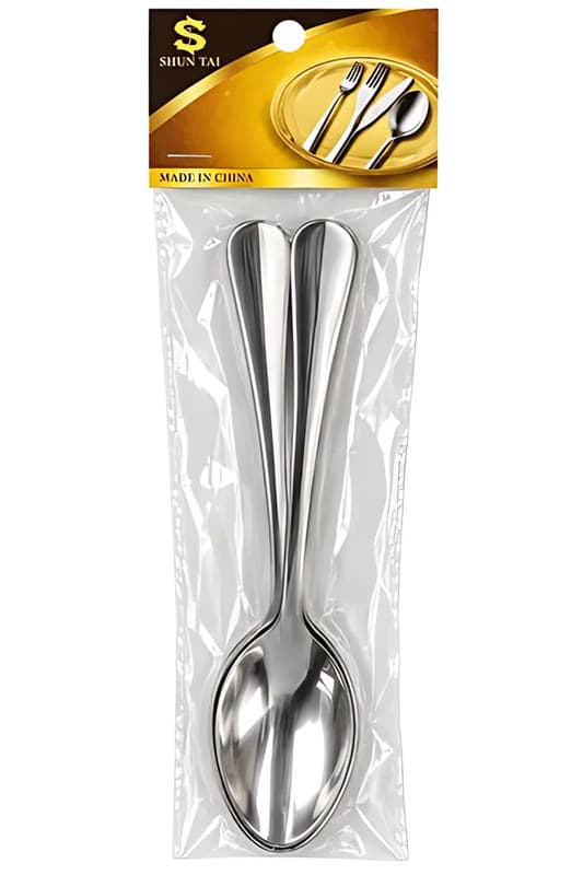Stainless Steel Spoons on Card