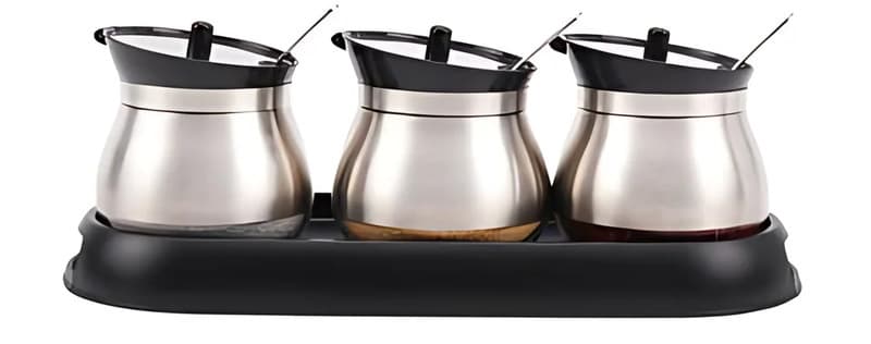 Stainless Seasoning Jar Set