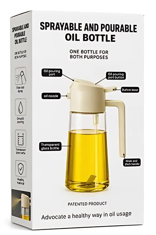 Sprayable & Pourable Oil Bottle