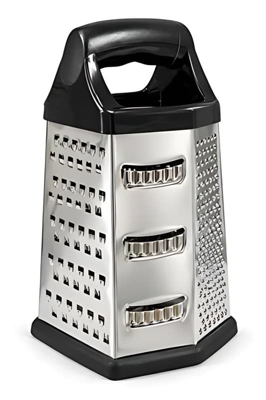6-Sided Grater, Black Handle