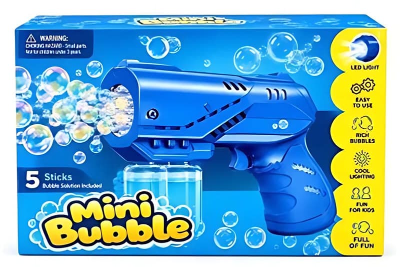 Mini Bubble Gun with LED Light