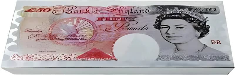 £50 Note Foil Playing Cards