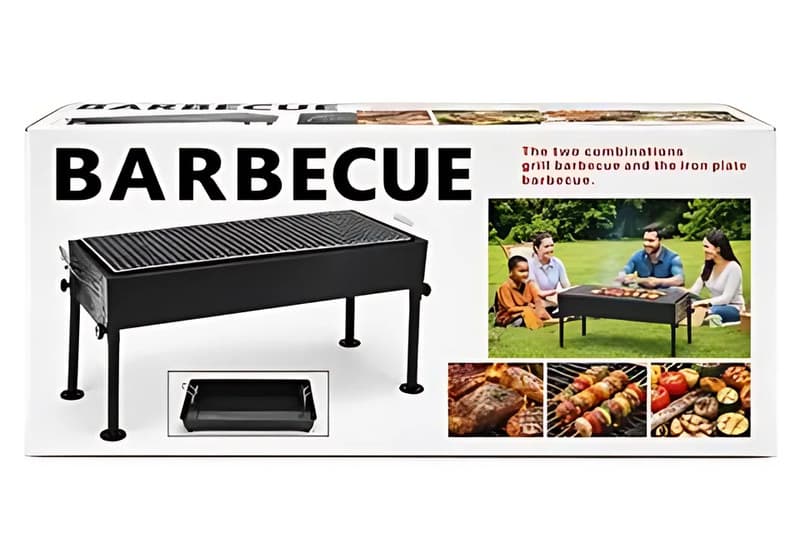 Rectangular Charcoal BBQ
