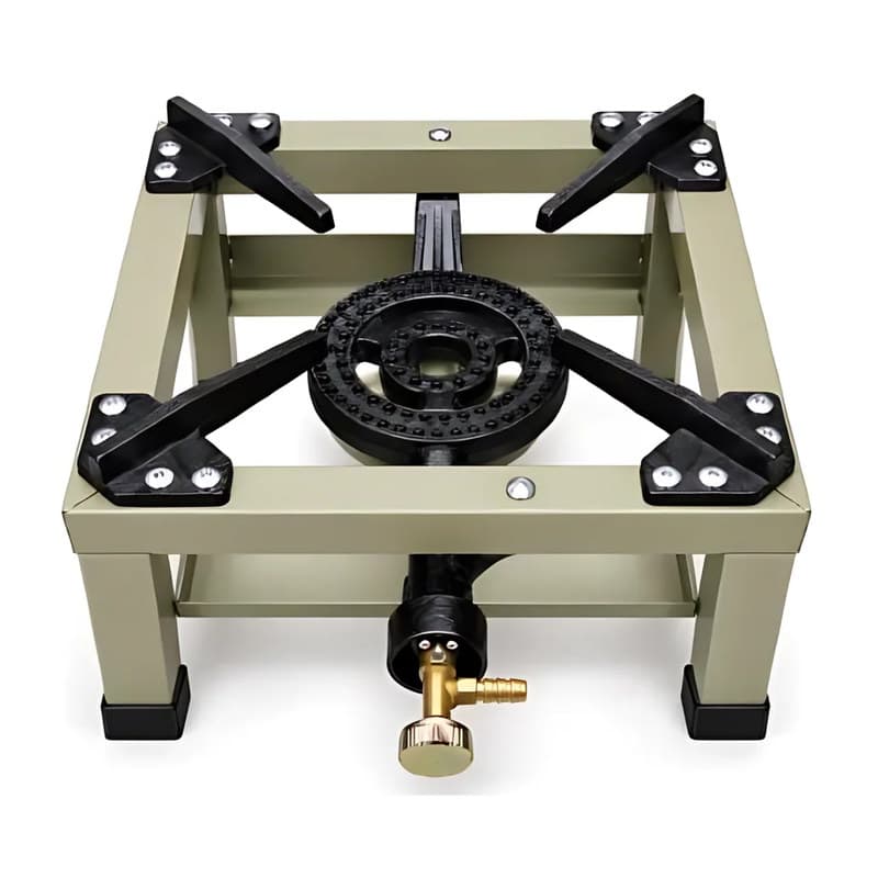 Cast Iron Gas Burner with Stand