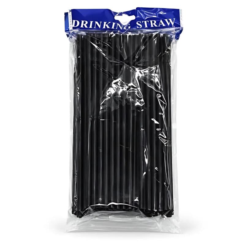 Plastic Drinking Straws, 100 Pack