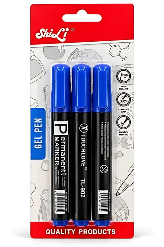 Shili Blue Permanent Markers