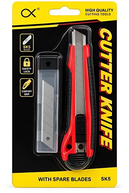 Cutter Knife with Spare Blades