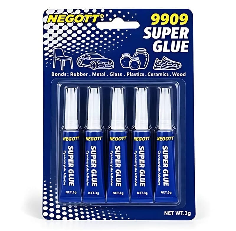 Negott 9909 Super Glue, 5 Pack