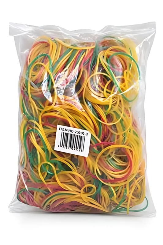 Coloured Rubber Bands, Bulk Bag