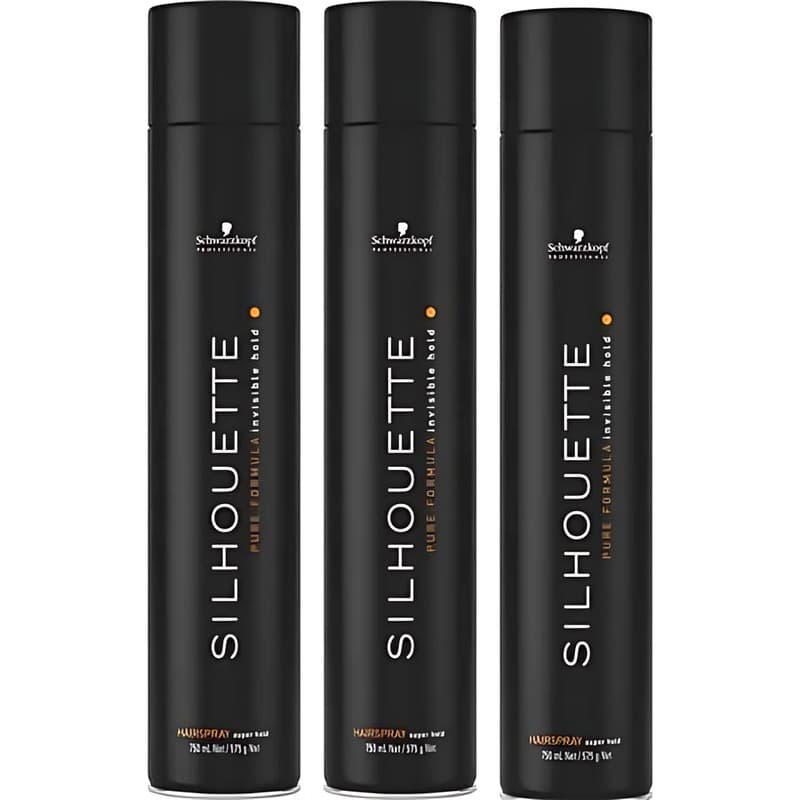 Silhouette Hair Spray 3 Pack