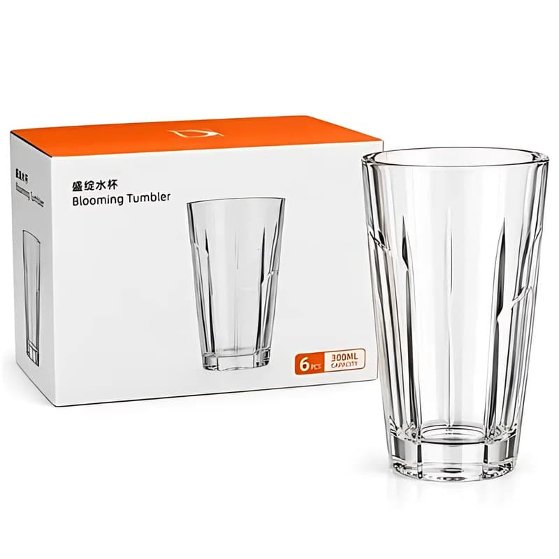 Deli Glass Blooming Tumblers