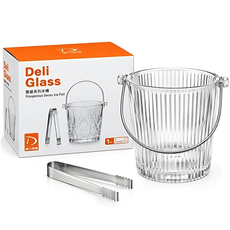 Deli Glass Prosperous Ice Bucket