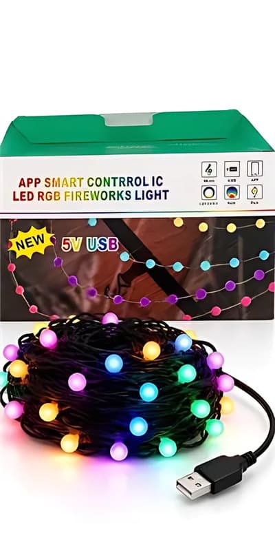 LED RGB Fireworks Lights