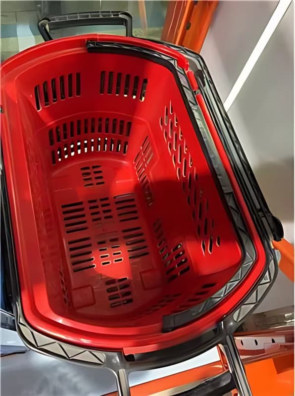 Shopping Basket with Handle, 35L
