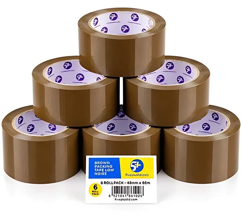 Five Plus Low-Noise Packing Tape