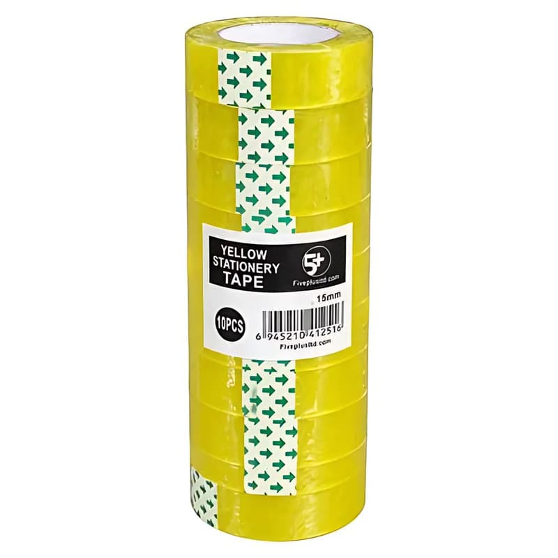 Five Plus Yellow Stationery Tape