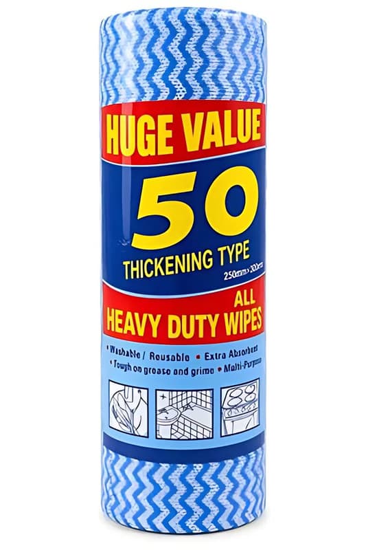 Heavy Duty Cleaning Wipes Roll