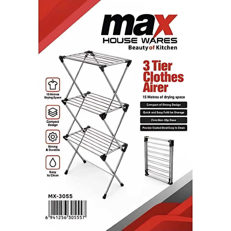 3 Tier Clothes Airer