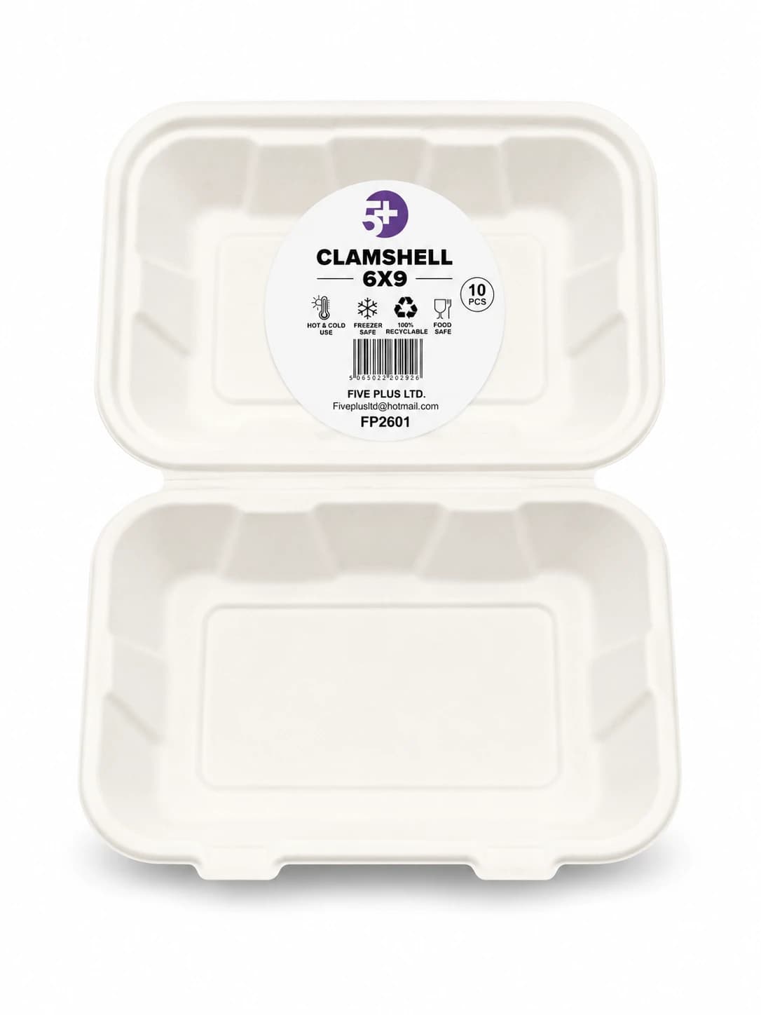 Clamshell 6 x 9"